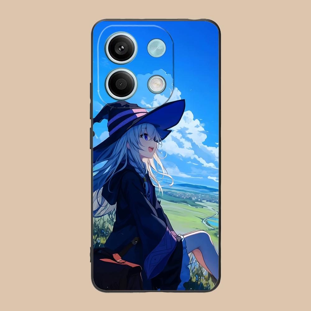 Wandering Witch Elaina Matte TPU Mobile Phone Case for POCO M7 M6 M5 M4 M3 X7 X6 X5 X4 X3 Pro GT 5G Colorful Printing Cover