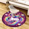1pc Office Carpet Chair Mats Rainbow Unicorn Fantasy Art Perfect for Decorating Office Chairs, Living Rooms, Or Bedrooms.YDT145