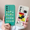 For Huawei P40 Pro Case Cute Cat Soft Liquid Silicone Full Coverage Anti Drop Bumper For HuaweiP40 P 40 P40Pro Candy Funda Shell