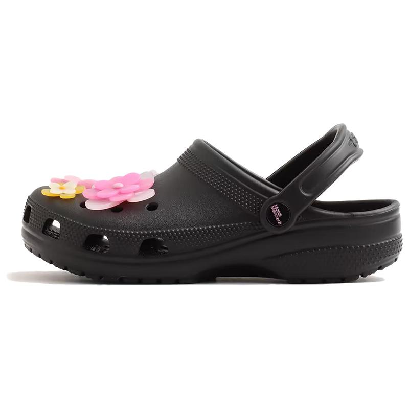 Crocs Classic Clog Mardi Mercredi Black Pink Unisex 211769-001 34-35