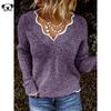 Solid Color Pullover Sweater K 80863