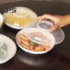 1 Set Fresh-keeping Dish Cover Dustproof Plastic Food Grade Materials Oil-proof Dish Lid