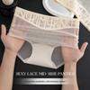 Female Summer Thin Net Gauze Translucent Without Trace Naked Feeling Quick Dry High Waist Triangle Briefs
