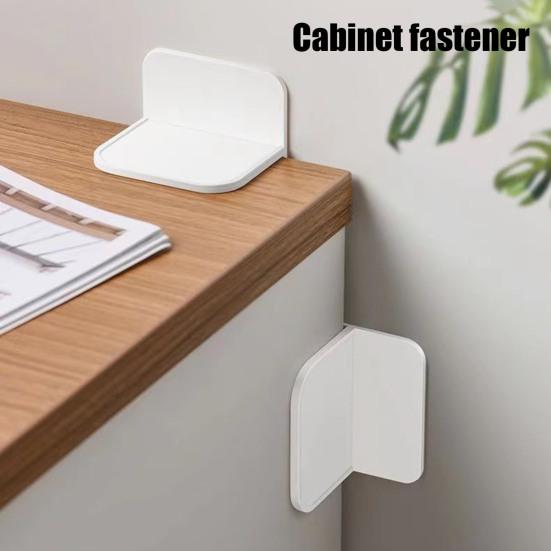 5 Bucăți Fixator Adeziv Anti-Răsturnare pentru Mobilier Fără Găurire Siguranță pentru Copii Previne Căderea Stabilizator pentru Dulap Bibliotecă Comodă Unelte de Fixare