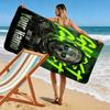 Name Custom Duty Call Ghost Print Beach Towel, Large Soft Quick Dry Towel for Beach Camping Swimming