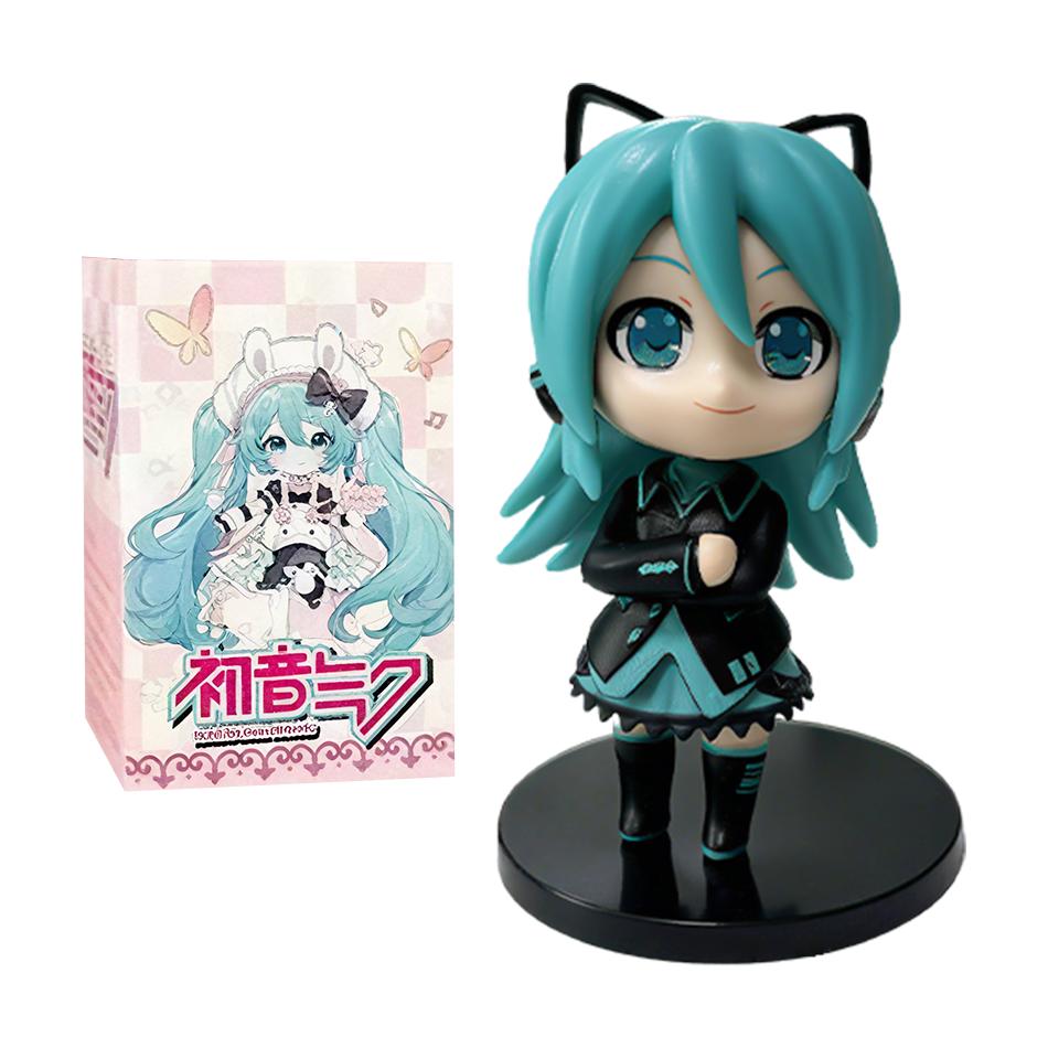 6 PCS Hatsune Miku Q Edition Series Handmade Blind Box Children's Toys Birthday Halloween Christmas Gift Desktop Decoration