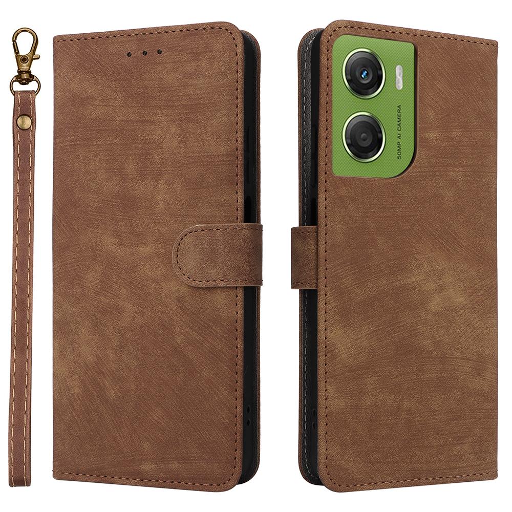 For Motorola Moto G06 4G/G06 Power 4G Case Wallet RFID Blocking PU Leather Phone Cover Stand with Strap