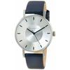 Class Fourteen Volare Women's Watch, Silver Blue Leather Strap, 36mm, Navy Blue, WVO20SR007W
