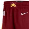 Nike NBA Solid Color Training Basketball Shorts SW Fan Edition 21-22 Season Cavaliers Men Shorts Burgundy DB4130-677