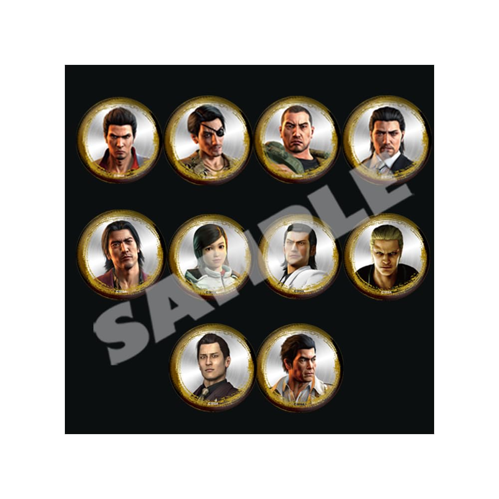 

Коллекция металлических значков Премиум Селект «Якудза» Том 1 (10 видов) [КОРОБКА] белый