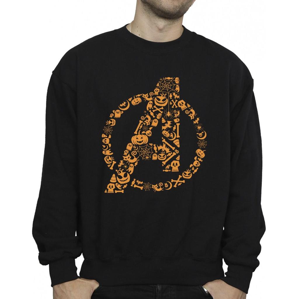 Marvel Mens Avengers Halloween Logo Sweatshirt