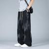 Spodnie jeansowe z szerokimi nogawkami Wiosna Jesień Spodnie męskie Neutralne Casual Moda uliczna Spodnie oversize Jeansy Outdoor Moda
