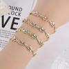6 Colors New Trendy Gold Plated Zirconia Elephant Bracelet Fashion Animal Bangle Punk Style For Woman Jewelry Gift Daily Wear