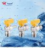 Nickel-Plated Brass Right Angle Gas Valve for Home Improvement - Male & Female Threads