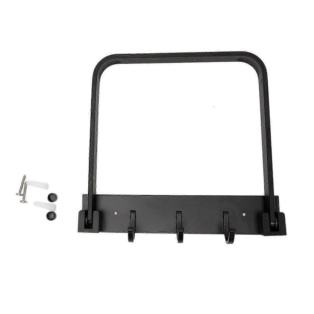 2026 Wall Mounted Towel Rail Rack Wall Hanging Towel Holder Bathroom Accessories Black