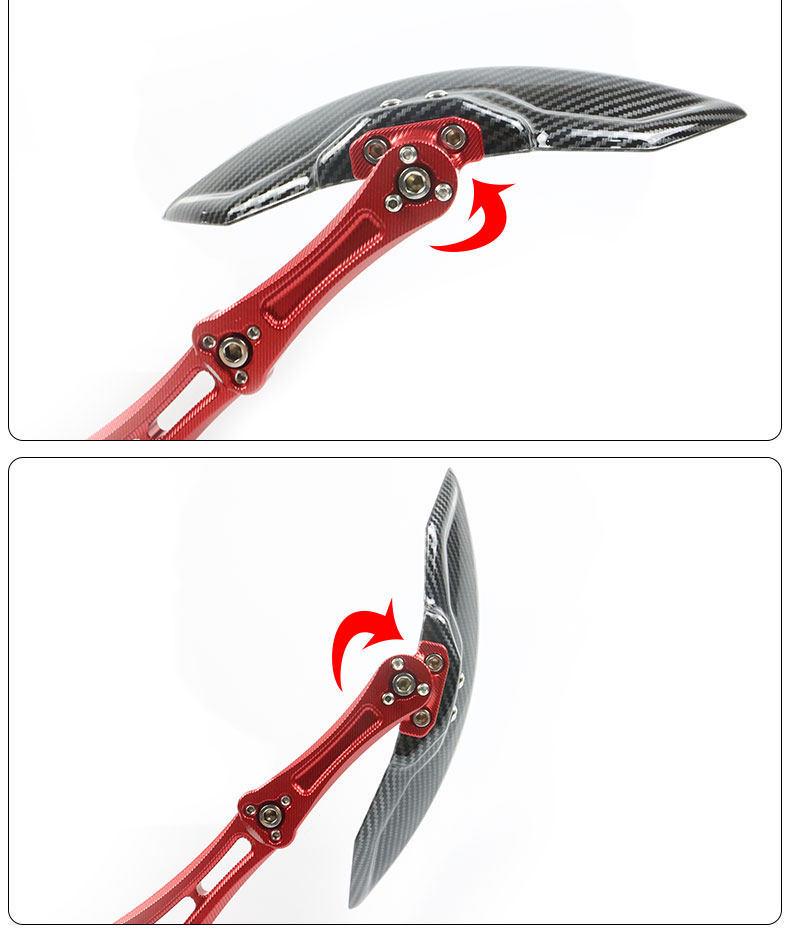 Carbon Fiber Rear Fender Splash Guard for Ninebot SMAX N1S Electric Scooter Modification