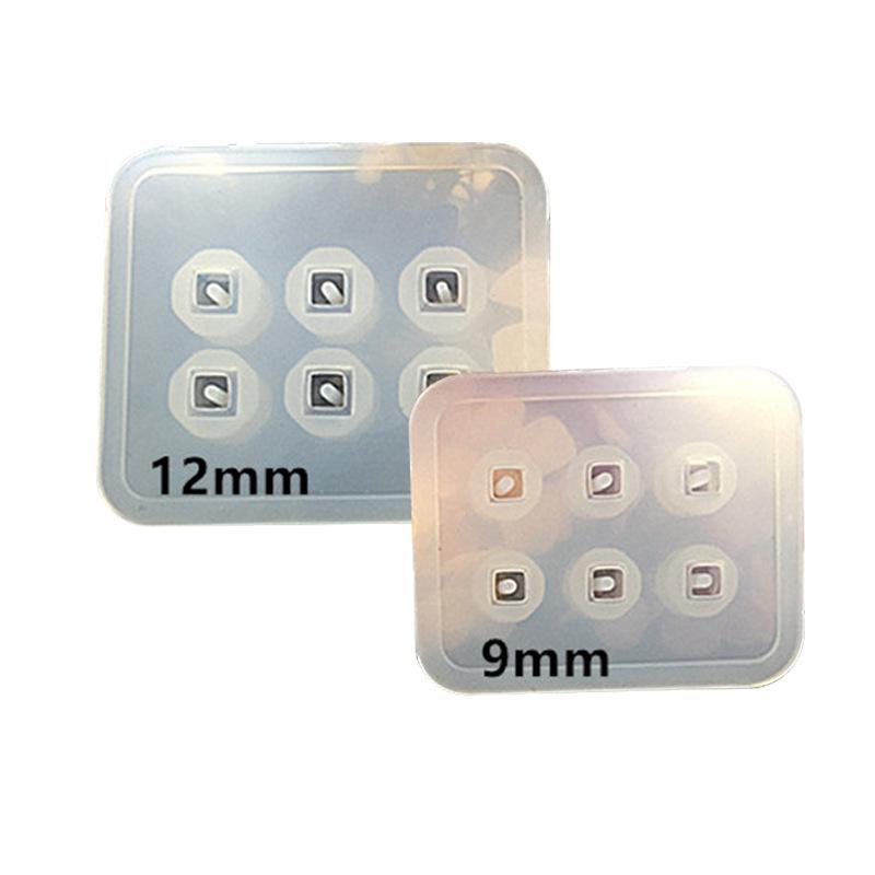 Faceted Square & Rhombus Epoxy Pendant Beads Mold for DIY Jewelry