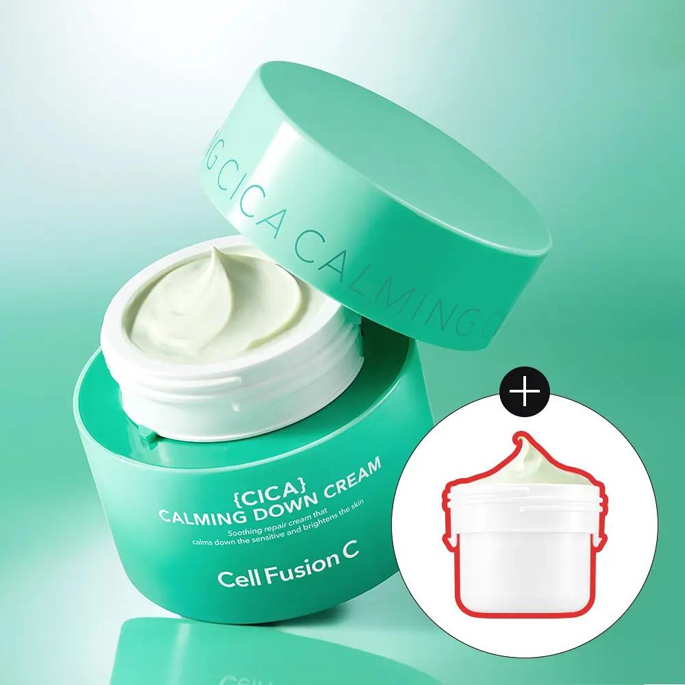 Cell Fusion C Post Alpha Cica Calming Down Cream Soothing & Barrier Repair 50ml + 50ml Refil