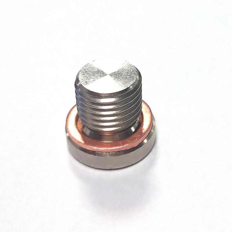 Universeller M12x1.25 Sensorstecker Abgasrohr O2 Sauerstoffsensor Distanzstück Stopfen Mit Dichtung