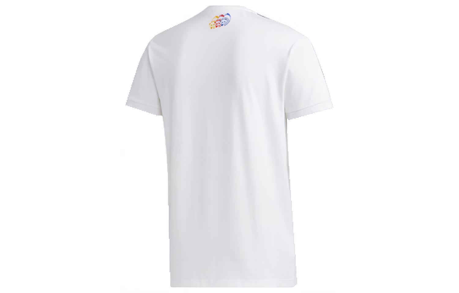 

Adidas Neo T Shirts Men s White Crew Neck Moderate Straight Fit GK1542 M