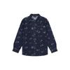 New MLB MONOGRAM Collection New York Yankees 24FW Denim Shirt Unisex Dark Marine Blue 3ADRM0244-50NYD