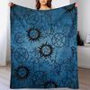 Supernatural Blue Throw Blanket Summer Cool Breathable Blanket for Sleeping