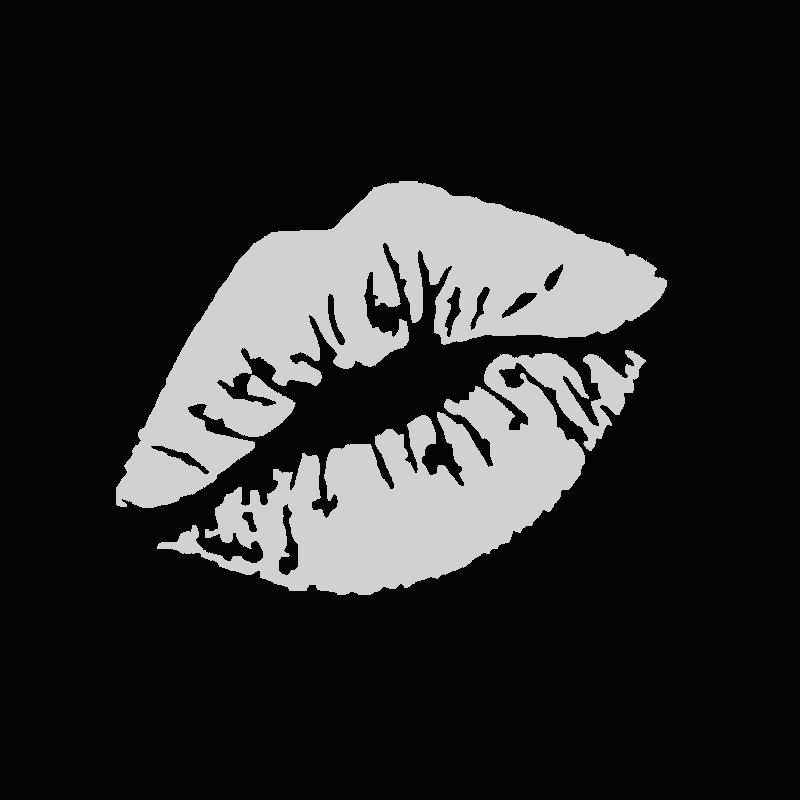 

Наклейка на автомобиль «Поцелуй губ» для кузова автомобиля, окон, бампера, лобового стекла, шлема мотоцикла, грузовика, транспортных средств, автомобилей, украшения, аксессуары 6x4.5cm серебряный