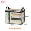 Foldable Book Box Student Dormitory Classroom Book Organizer Transparent Waterproof Household Book Organizing Storage Box Props