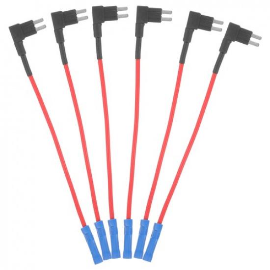6 Pcs Electrical Protection Devices Automotive Fuse Tap Car Holders