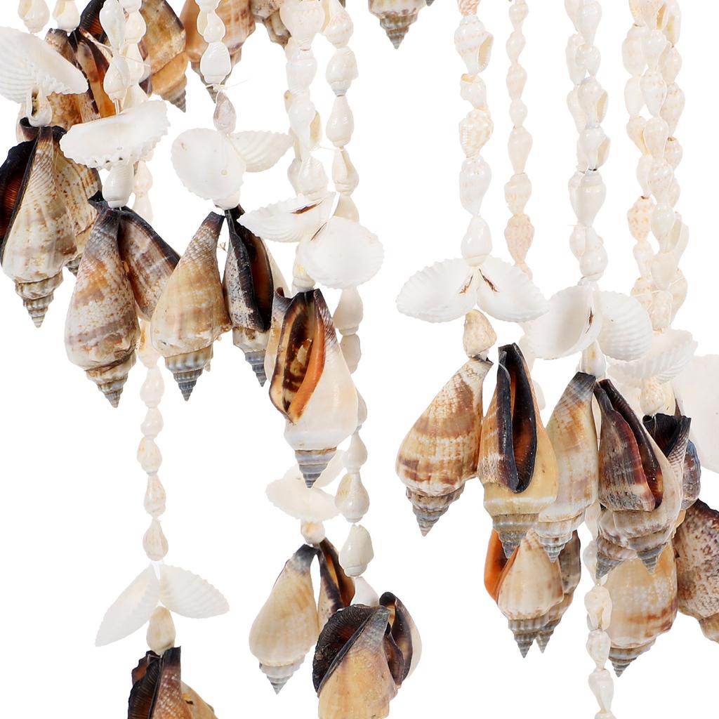 Conch Bell Wind Chime Shell Wind Chime Wall Decoration Hanging Ornament Wind Bell Seashell Bells Home Decor Wind Chimes Gifts