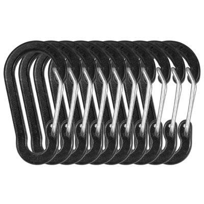 Karabinerhaken, Mini-Schlüsselanhänger aus Aluminiumlegierung, Karabinerhaken, D-Ringe für Camping, Wandern, Angeln