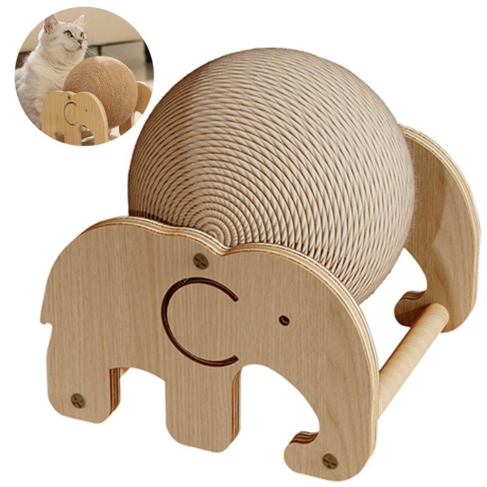 Cute Cats Scratcher Elephant Shape Cat Chew Toys Pet Supplies Cat Scratching Ball Toy  Pet Playtime