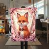 1 Pezzo Coperta in Flanella con Stampa Cartone Animato, Alta Qualità Confortevole per Tutte le Stagioni, Decorazione per la Casa, Calore e Comfort, Perfetta per Regalo di Natale Compleanno