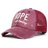 Letter Embroidered Baseball Cap for Women Spring Summer Outdoor Unisex Water Wash Snapback Hat Sports Casual Men Hip Hop Hat
