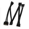 SATA 15Pin 1 to 5 SATA 15Pin Hard Drive Power Supply Splitter Cable Cord for DIY PC Sever 15-pin SATA power 60CM