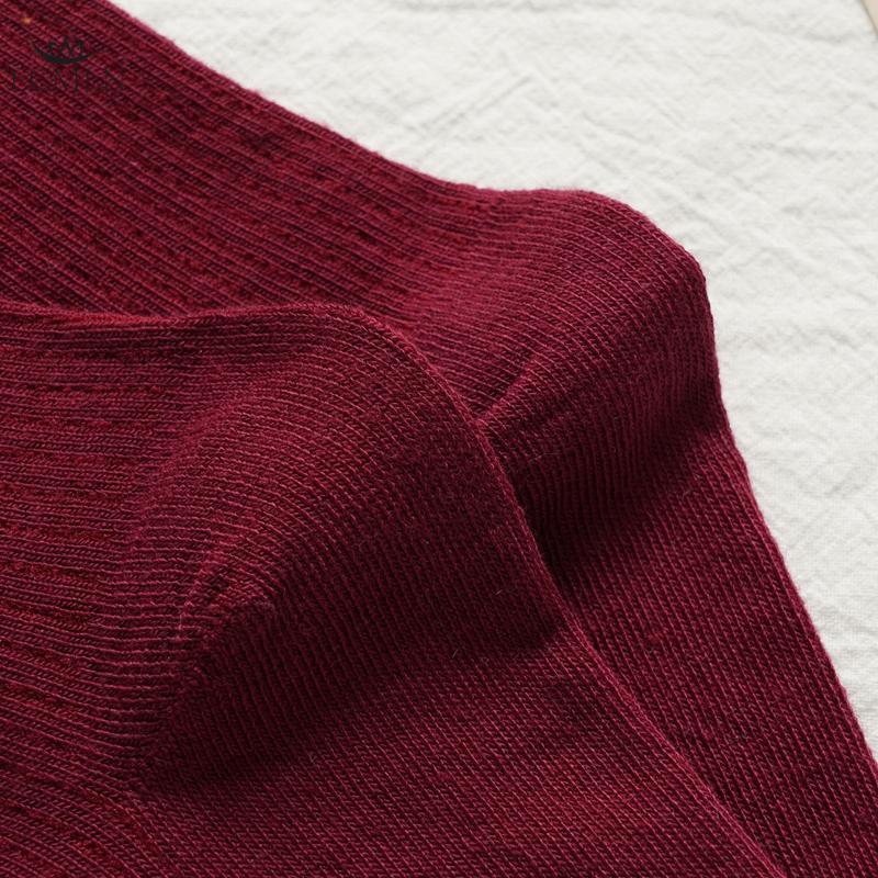 Angora Red Trendy Letter Women's Socks Mid-Tube Trendy Color Matching Socks