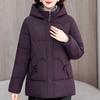 Plus Size XL-5XL Middle Age Women's Winter Jackets Hooded Elegant Loose Thick Warm Embroidery Parkas Female Coats