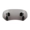 1Pc Transparent/Gray Universal Motorcycle Windshield,Motorcycle Windshield,Adjustable Spoiler Clip On Windshield Deflector