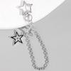 Stylish Keychain Multifunctional Metal Key Rings Devil Heart/Moon Star/Bowknot Keyring Pendant for Daily Use and Parties