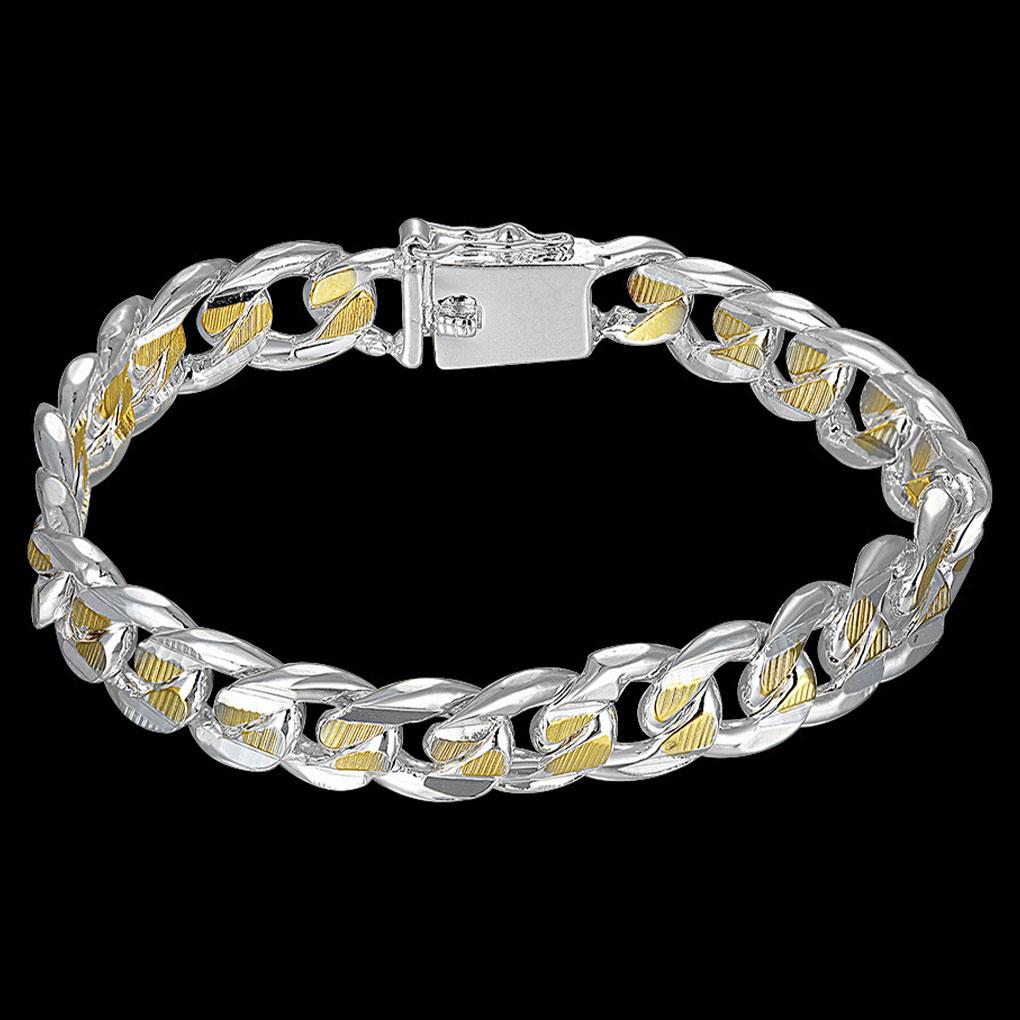 Sterling Silver Chain Bracelet For Men - Stand Out With Subtle Elegance Chain Bracelet Men Silver Bracelet 925 Sterling