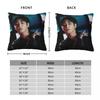 Jungkook Golden Solo Kissenbezug Polyester Leinen Samt Bedruckt Reißverschluss Deko Kissenbezug Sofa Sitzkissenbezug