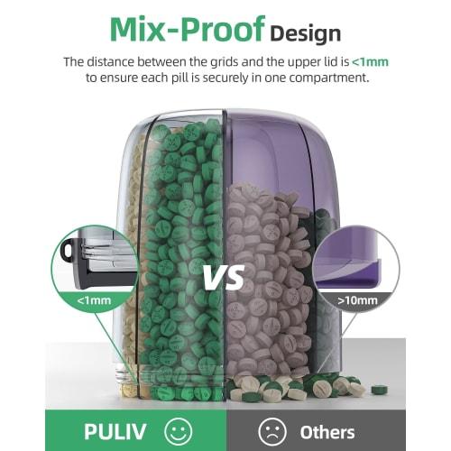 8 Compartments Weekly Pill Organizer, Anti-Snoring Device, Smart Snoring Prevention, Snoring Reduction, Restful Sleep...