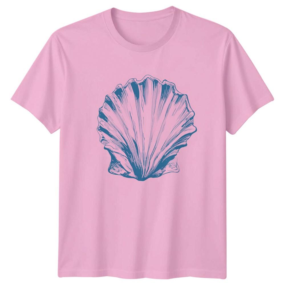 Seashell Graphic Unisexs TShirt Unisexs Tee Ocean Lover Unisex Top