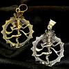 Nataraja Dancing Shiva Charm Necklace In Sterling, Hindu High Quality of Brass Pendant, Lord of the Dance Jewellery, Protective Amulet