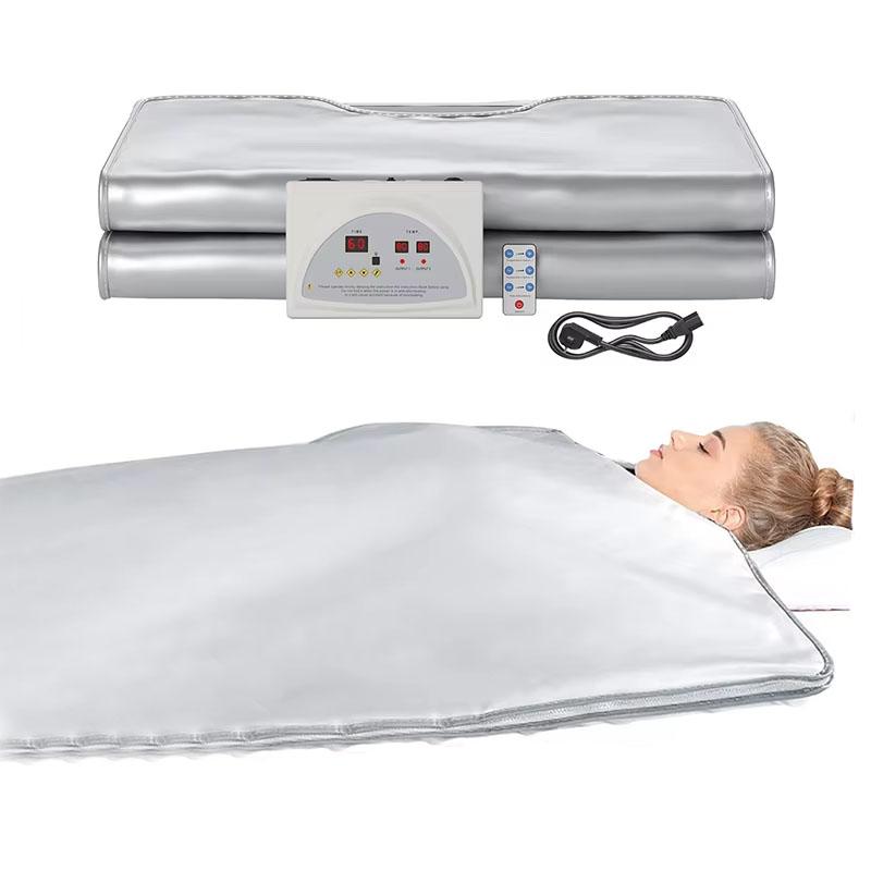 Portable Sauna Blanket for Home SPA, Full Body Detox and Weight Loss Sweat Blanket with Adjustable Temperature Control and Relaxation Use