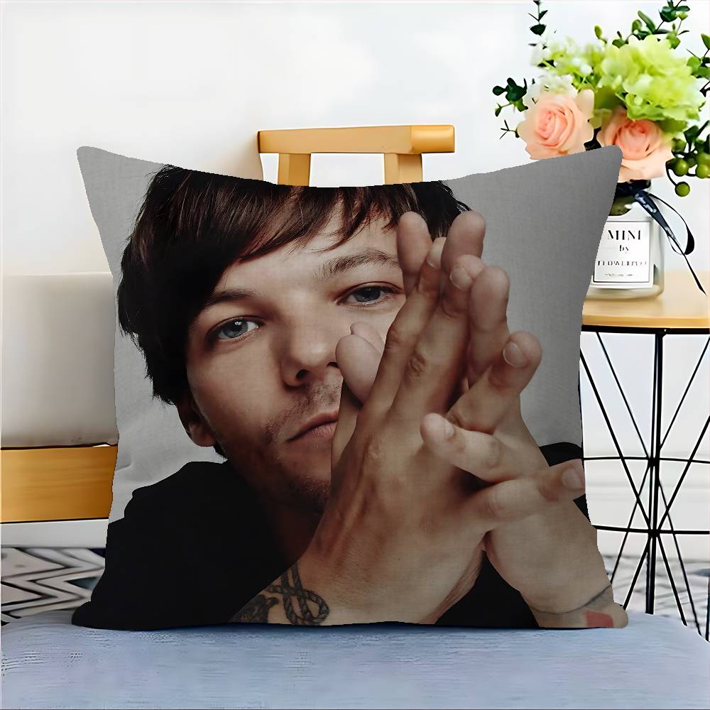 L-Louis Singer T-Tomlinsons Pillow Covers Cartoon Sofa Decorative Home Double-sided Printing Short Plush Cute Cushion Cover