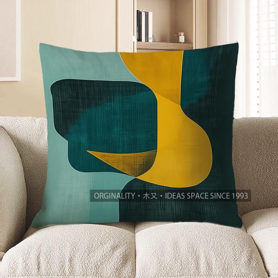Home Decor Modern Abstract Pattern Decorative Pillow Cover Pattern Cushion Cover Suitable For Sofa Bedroom Car Pillow Cover