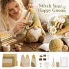 Kit da cucito Gnomo Patchwork con Materiali in Tessuto per Decorazioni Fai-da-te per la Casa