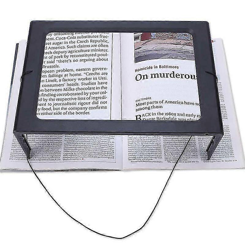 Usb Large Magnifying Glass Hands Free Reading Magnifier With Led Light