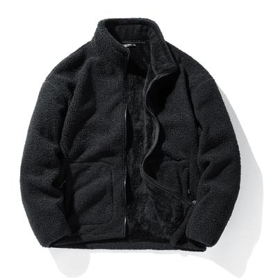 Jacket Men's Autumn and Winter Sweater Cardigan Zipper Stand-up Collar Warm Versatile